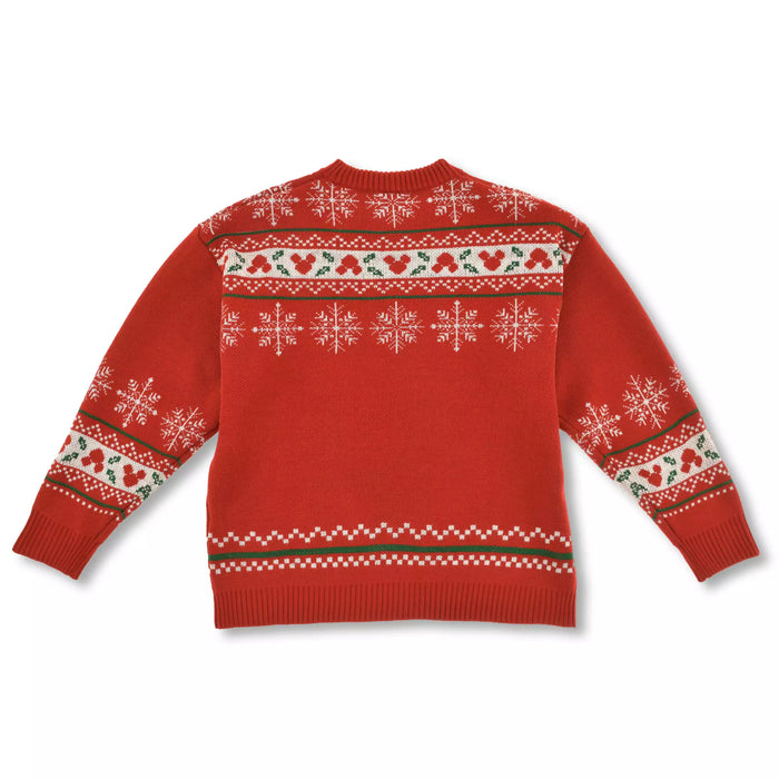 JDS -  2025 Disney Christmas Mickey & Friends x Mickey Mouse Long Sleeve Sweater Red for Adults (Release Date: Nov 4, 2025)