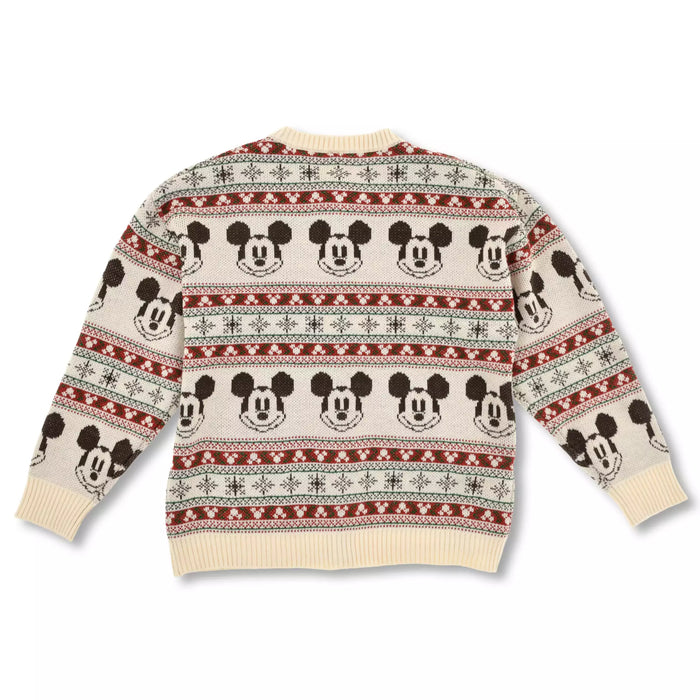 JDS -  2025 Disney Christmas Mickey & Friends x Mickey Mouse Long Sleeve Knit Cardigan for Adults (Release Date: Nov 4, 2025)