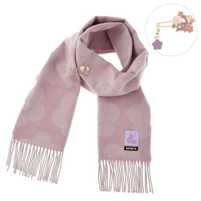 JDS - [MARY QUANT] Rapunzel Collection x Rapunzel & Pascal Scarf with Pin (Release Date: Nov 18, 2025)