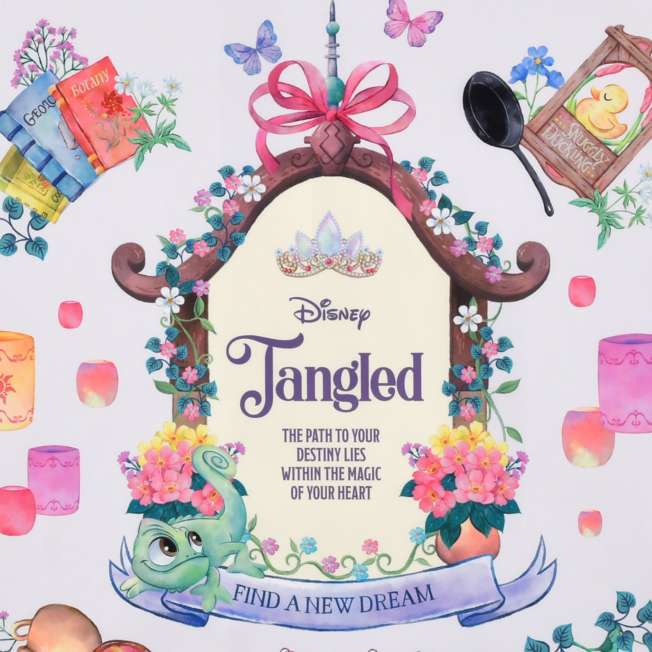 JDS - Disney TANGLED 15TH Collection x Tangled Purple Scarf (Release Date: Nov 18, 2025)