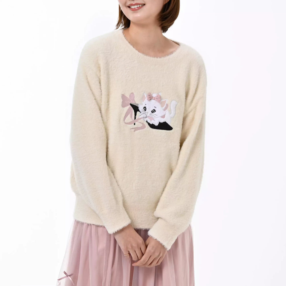 JDS - ARISTOCATS 55TH Collection x Marie The Aristocats Long Sleeve Sweater for Adults (Release Date: Dec 16, 2025)