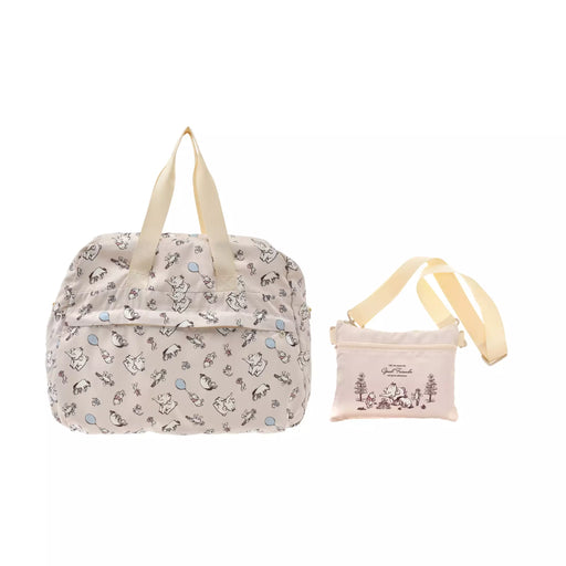 JDS - Pooh Travel x Pooh & Friends 4-Way Foldable Boston Bag with Pouch