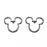 JDS - Mickey Mouse Earrings Icon Line