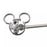 JDS - Mickey Mouse Hairpin Stone Dot Ribbon