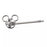 JDS - Mickey Mouse Hairpin Stone Dot Ribbon
