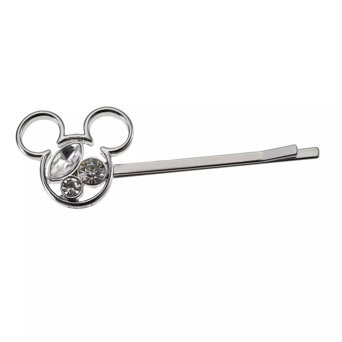JDS - Mickey Mouse Hairpin Stone Dot Ribbon