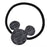 JDS - Mickey Mouse Hair Ponytail Diagonal Grid Icon