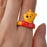 JDS - Winnie the Pooh "Character Motif" Ring, Fork Ring, Size 11