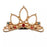 JDS - Rapunzel Tiara Metal Color Hair Clip