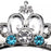 JDS - Cinderella Tiara Metal Color Hair Clip