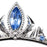 JDS - Elsa Tiara Metal Color Hair Clip