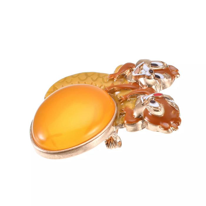 JDS - Chip & Dale Acorn Brooch