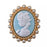 JDS - Elsa Cameo Style Brooch