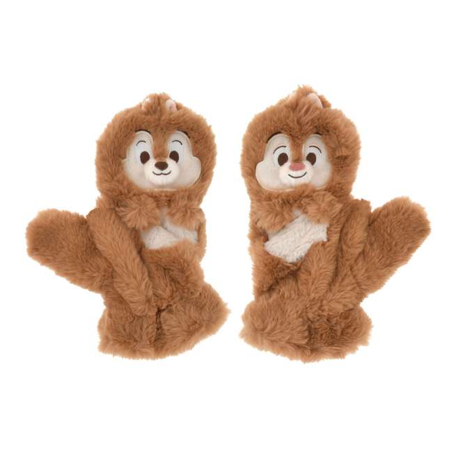 JDS - Fur Goods x Chip & Dale Asymmetrical Fluffy Gloves Set for Adults (Release Date: Nov 11, 2025)