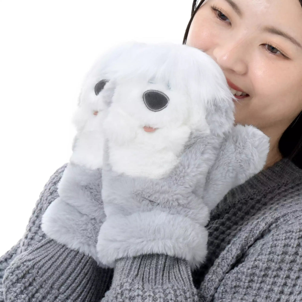 JDS - Fur Goods x The Little Mermaid Max the Dog Asymmetrical Fluffy Gloves Set for Adults (Release Date: Nov 14, 2025)