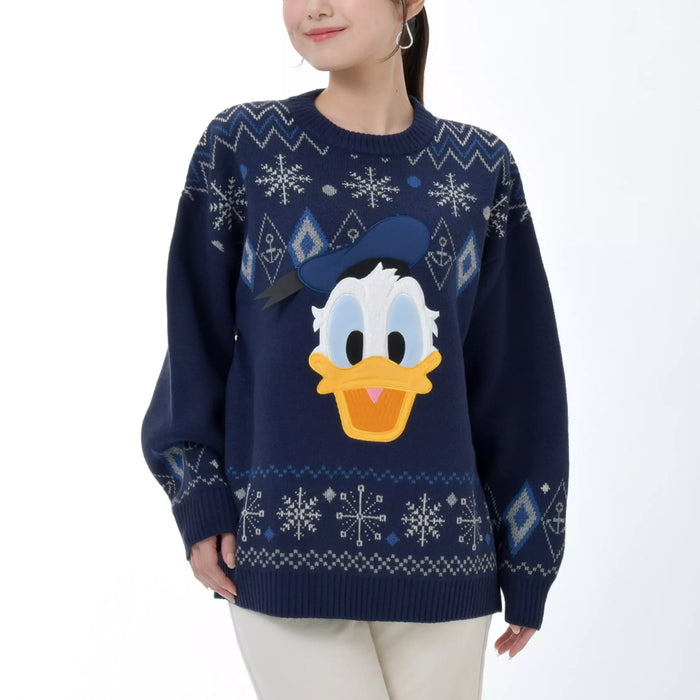 JDS -KNIT COLLECTION x Donald  Duck Long Sleeve Sweater for Adults Release Date:Oct 28 2025)