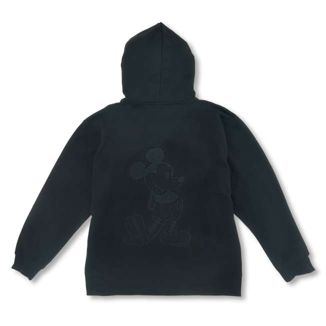 JDS - Magical Label x Mickey Mouse Embossed Standing Pose Long Sleeve Hoodie for Adults, Black (Release Date: Oct 31, 2025)