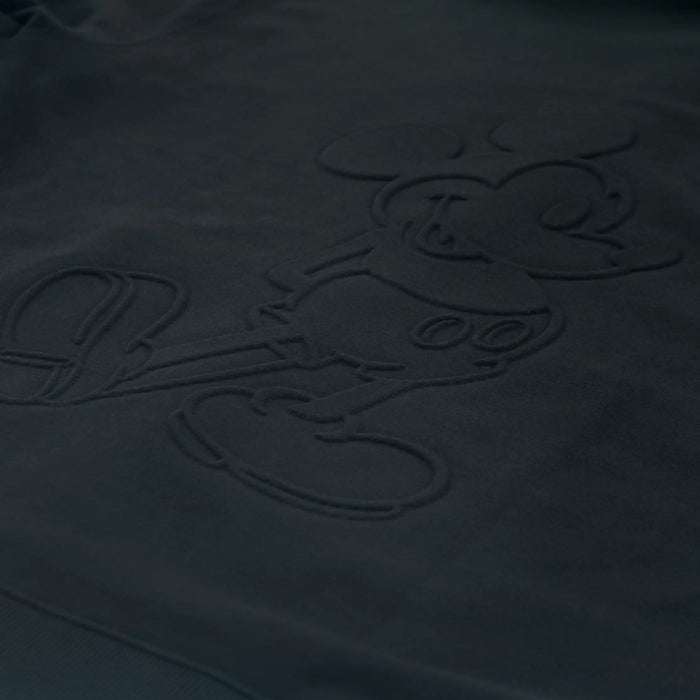 JDS - Magical Label x Mickey Mouse Embossed Standing Pose Long Sleeve Hoodie for Adults, Black (Release Date: Oct 31, 2025)