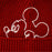 JDS - Magical Label x Mickey Mouse Knit Hat/Cap for Adults, Line Art, Red (Release Date: Oct 31, 2025)