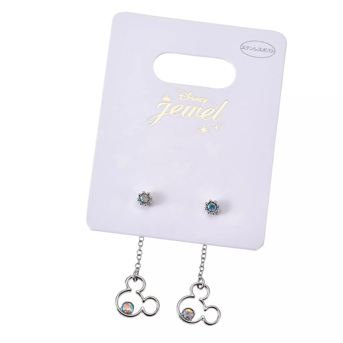 JDS - Mickey Swing Icon & Aurora Stone Earrings