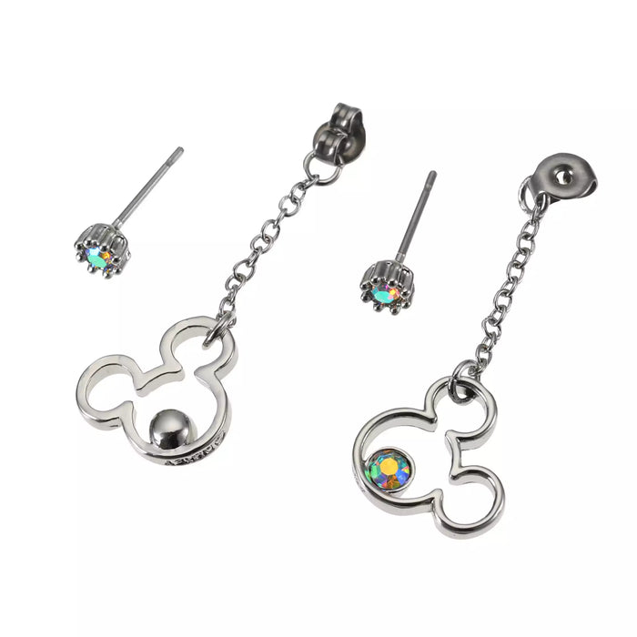 JDS - Mickey Swing Icon & Aurora Stone Earrings