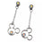 JDS - Mickey Swing Icon & Aurora Stone Earrings