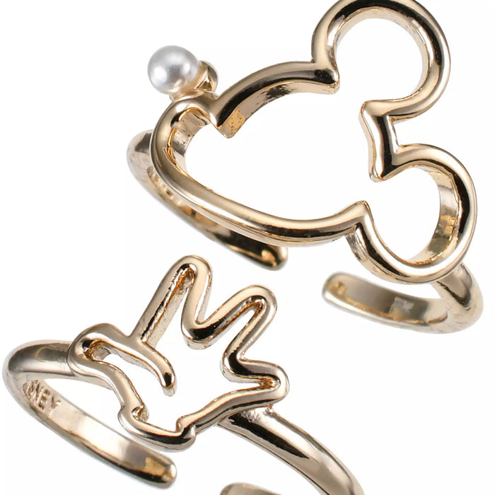 JDS - Mickey Mouse Ring Set Face Hand Line
