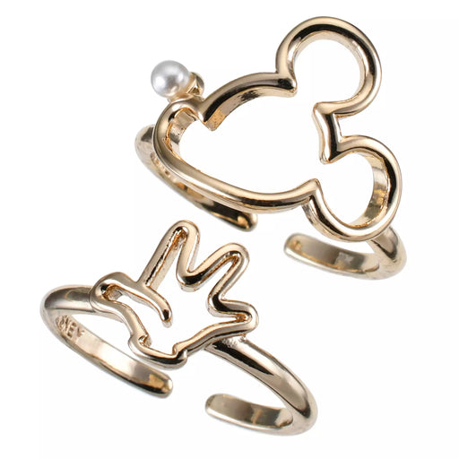 JDS - Mickey Mouse Ring Set Face Hand Line