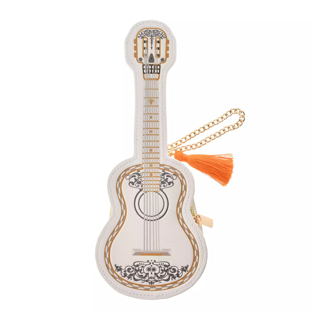 JDS -  Disney & Pixar's "Coco"Movie Merchandise 2025 x Guitar Shaped Pouch with Chain (Release Date: Aug 19, 2025)