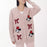 JDS - Room Wear 2025 x Minnie Mouse Long Sleeve Knit Cardigan with Ribbon for Adults (Release Date: Oct 21, 2025)