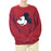 JDS - Magical Label x Mickey Mouse Long Sleeve Sweater in Red Faux Fur for Adults (Release Date: Oct 31, 2025)