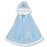 JDS - Elsa & Olaf Kids' Cape with Hood and Tiara, Embroidered, Blue (Release Date: Oct 21, 2025)