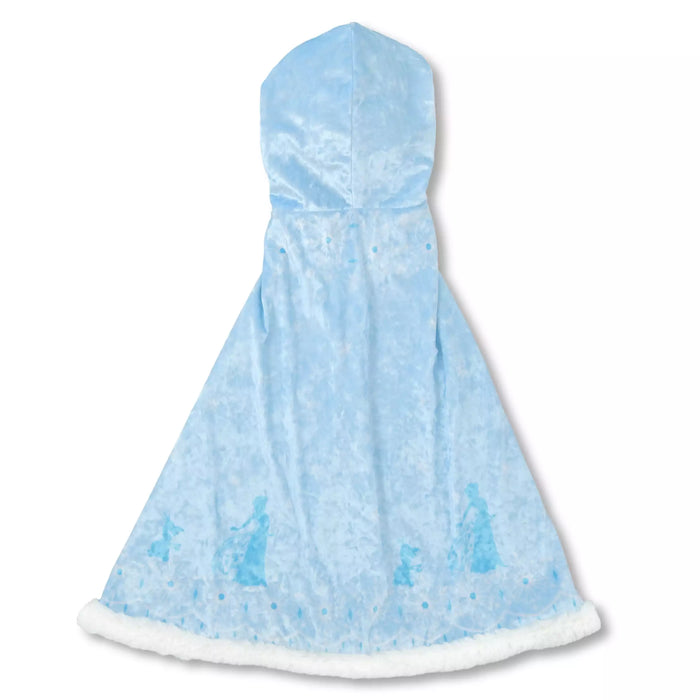 JDS - Elsa & Olaf Kids' Cape with Hood and Tiara, Embroidered, Blue (Release Date: Oct 21, 2025)
