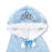 JDS - Elsa & Olaf Kids' Cape with Hood and Tiara, Embroidered, Blue (Release Date: Oct 21, 2025)