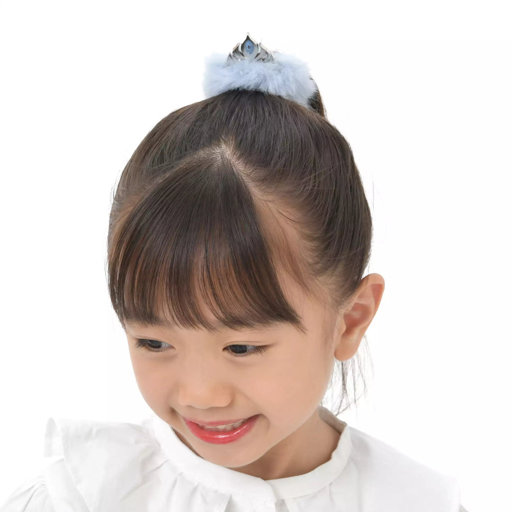 JDS - Elsa Scrunchie Faux Fur Tiara for Kids