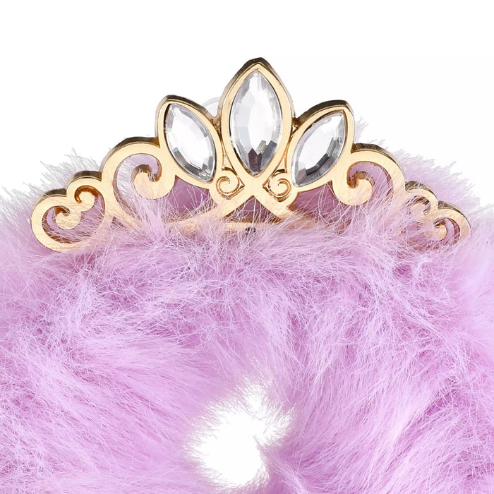 JDS - Rapunzel Scrunchie Faux Fur Tiara for Kids