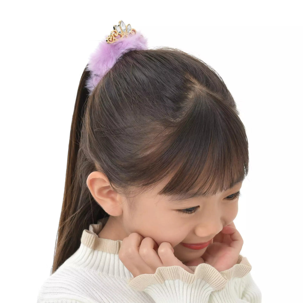 JDS - Rapunzel Scrunchie Faux Fur Tiara for Kids