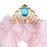 JDS - Ariel Scrunchie Faux Fur Tiara for Kids