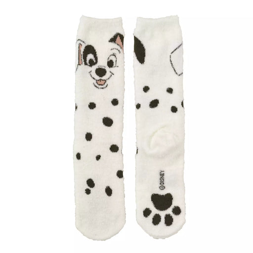 JDS - 101 Dalmatians Paw Face Fluffy Socks 23-25