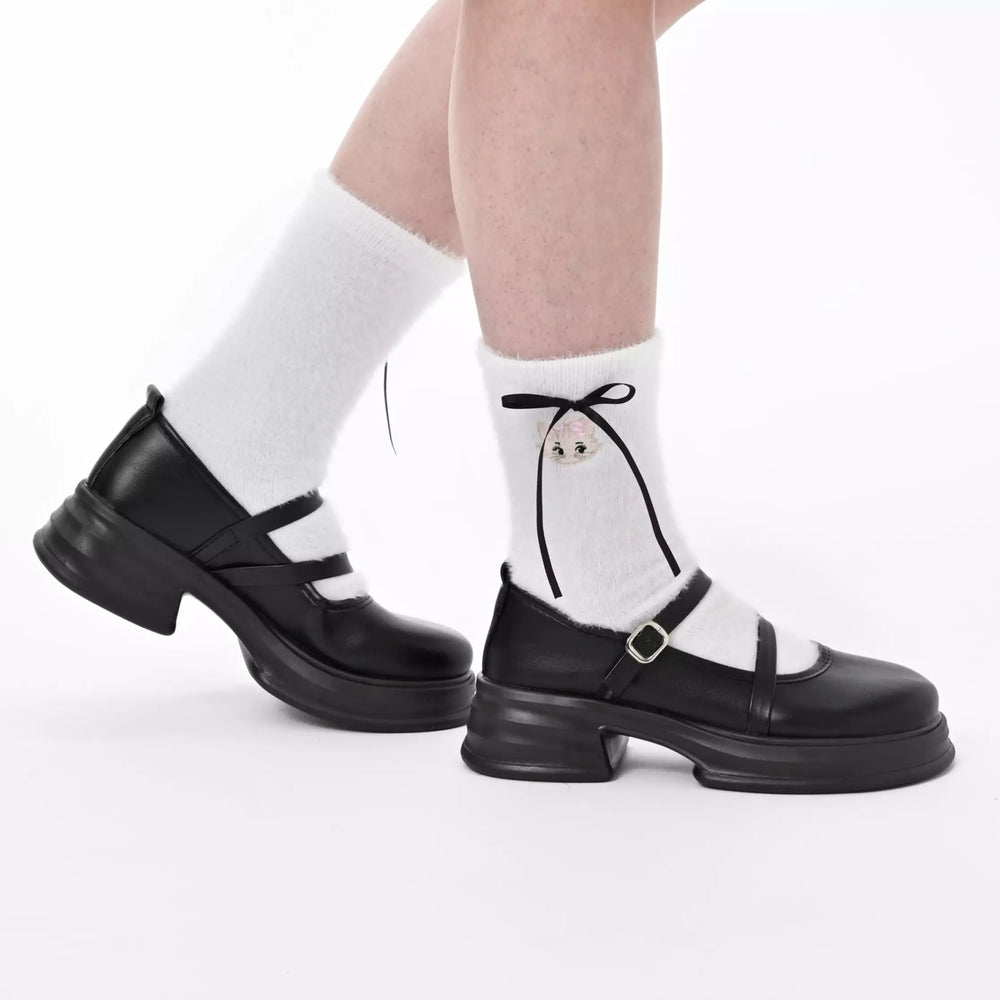 JDS - ARISTOCATS 55TH Collection x Marie The Aristocats Socks White Sizes 23-25 (Release Date: Dec 16, 2025)