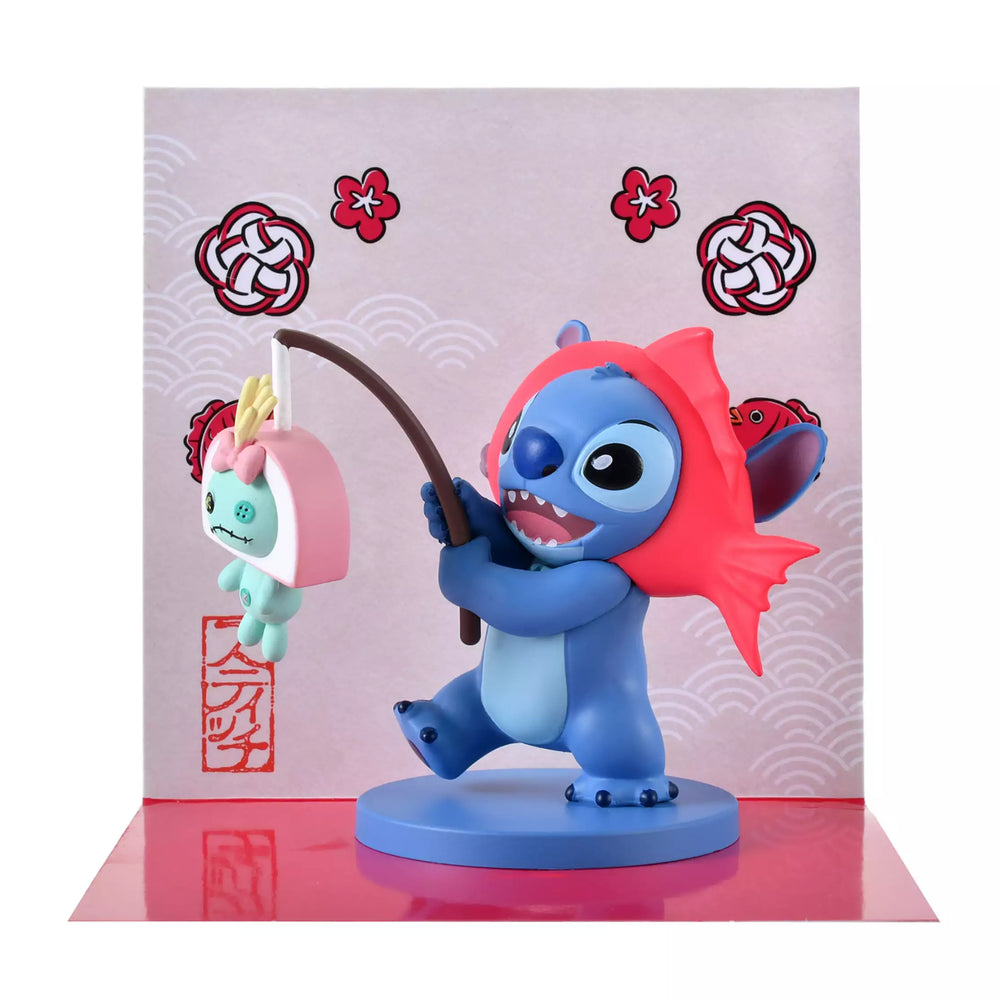 JDS - New Year Stitch 2026 Collection x Stitch & Scrump "Dressed in a Sea Bream and Kamaboko Fish Cake Outfit" Figure (Release Date: Dec 2, 2025)