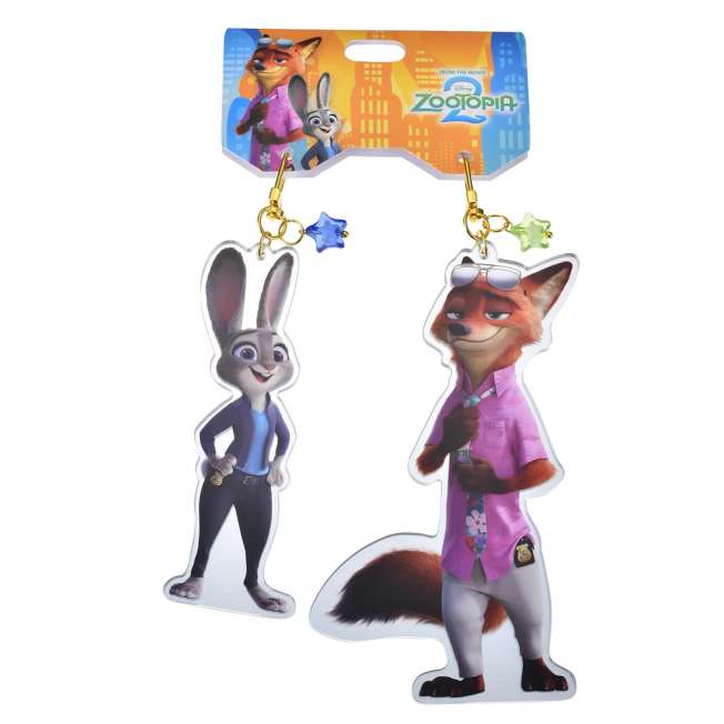 JDS - Zootopia 2 Collection x Nick Wilde & Judy Hopps Keychain Set of 2 (Release Date: Nov 28, 2025)