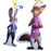 JDS - Zootopia 2 Collection x Nick Wilde & Judy Hopps Keychain Set of 2 (Release Date: Nov 28, 2025)