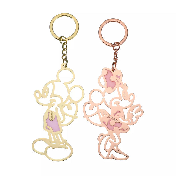 JDS - Key Chain Fes x Mickey & Minnie Mouse "Heart Line" Keychain Pair