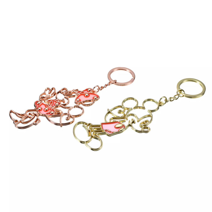 JDS - Key Chain Fes x Mickey & Minnie Mouse "Heart Line" Keychain Pair
