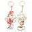 JDS - Key Chain Fes x Mickey & Minnie Mouse "Heart Line" Keychain Pair