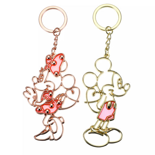 JDS - Key Chain Fes x Mickey & Minnie Mouse "Heart Line" Keychain Pair