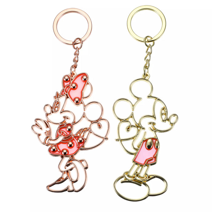 JDS - Key Chain Fes x Mickey & Minnie Mouse "Heart Line" Keychain Pair