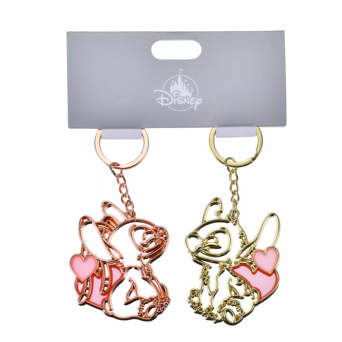 JDS - Key Chain Fes x Stitch & Angel "Heart Line" Keychain Pair
