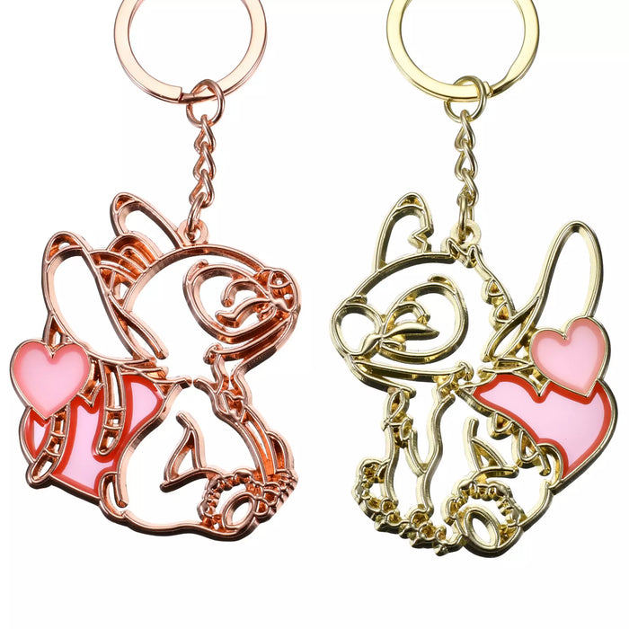 JDS - Key Chain Fes x Stitch & Angel "Heart Line" Keychain Pair
